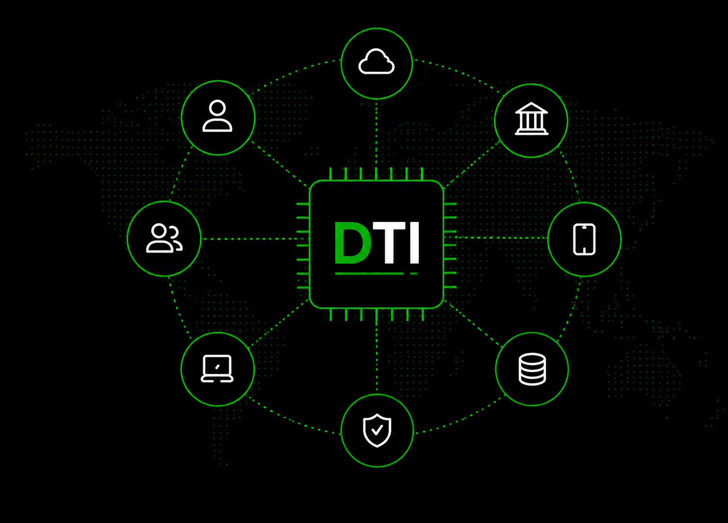 DTI Network Illustration